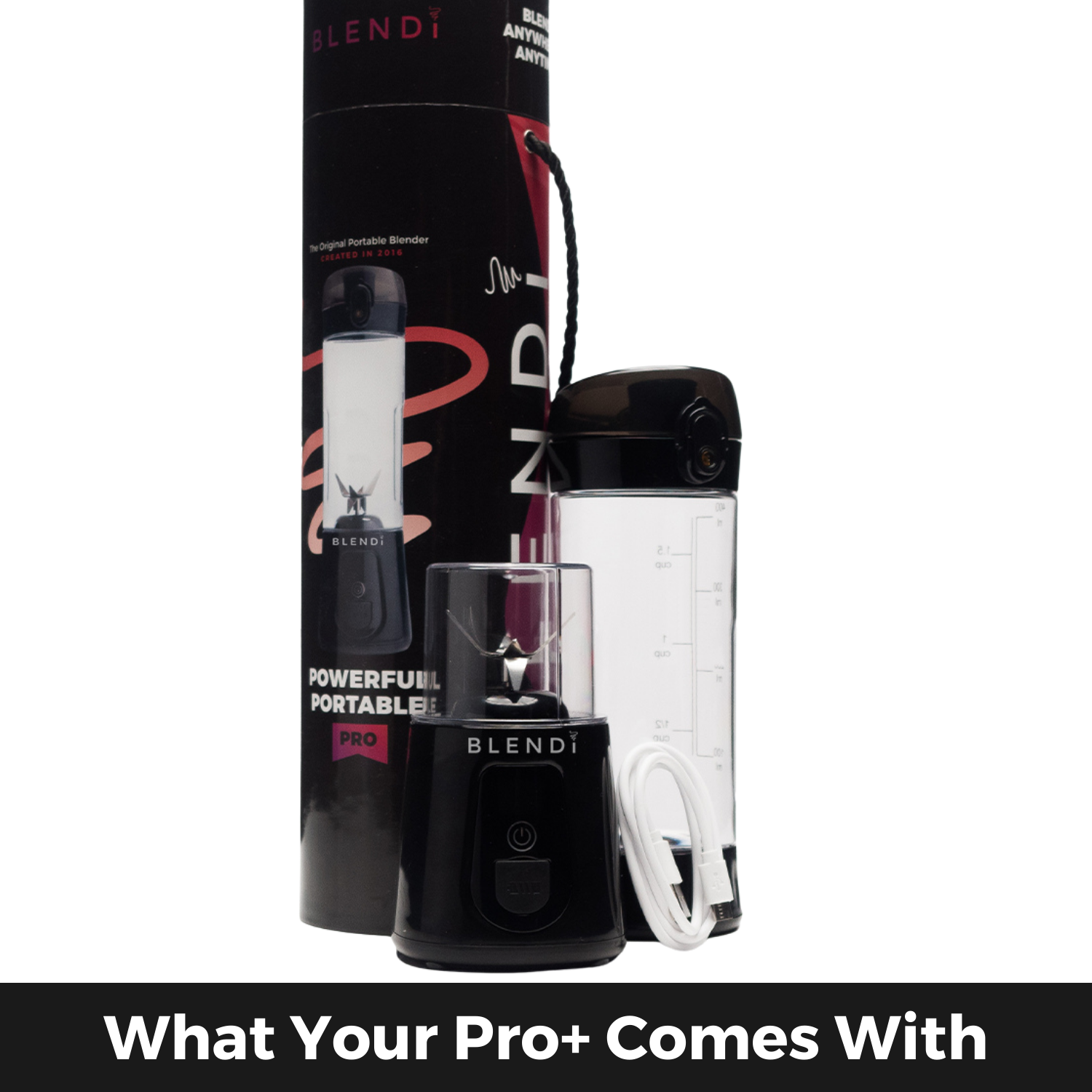 Mixeur portatif Pro+ à glace pilée (17 oz)