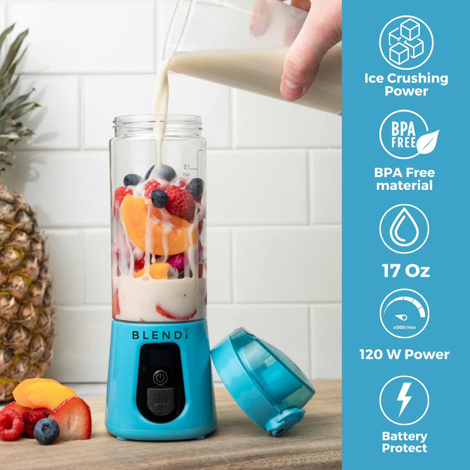 Mixeur portatif Pro+ à glace pilée (17 oz)