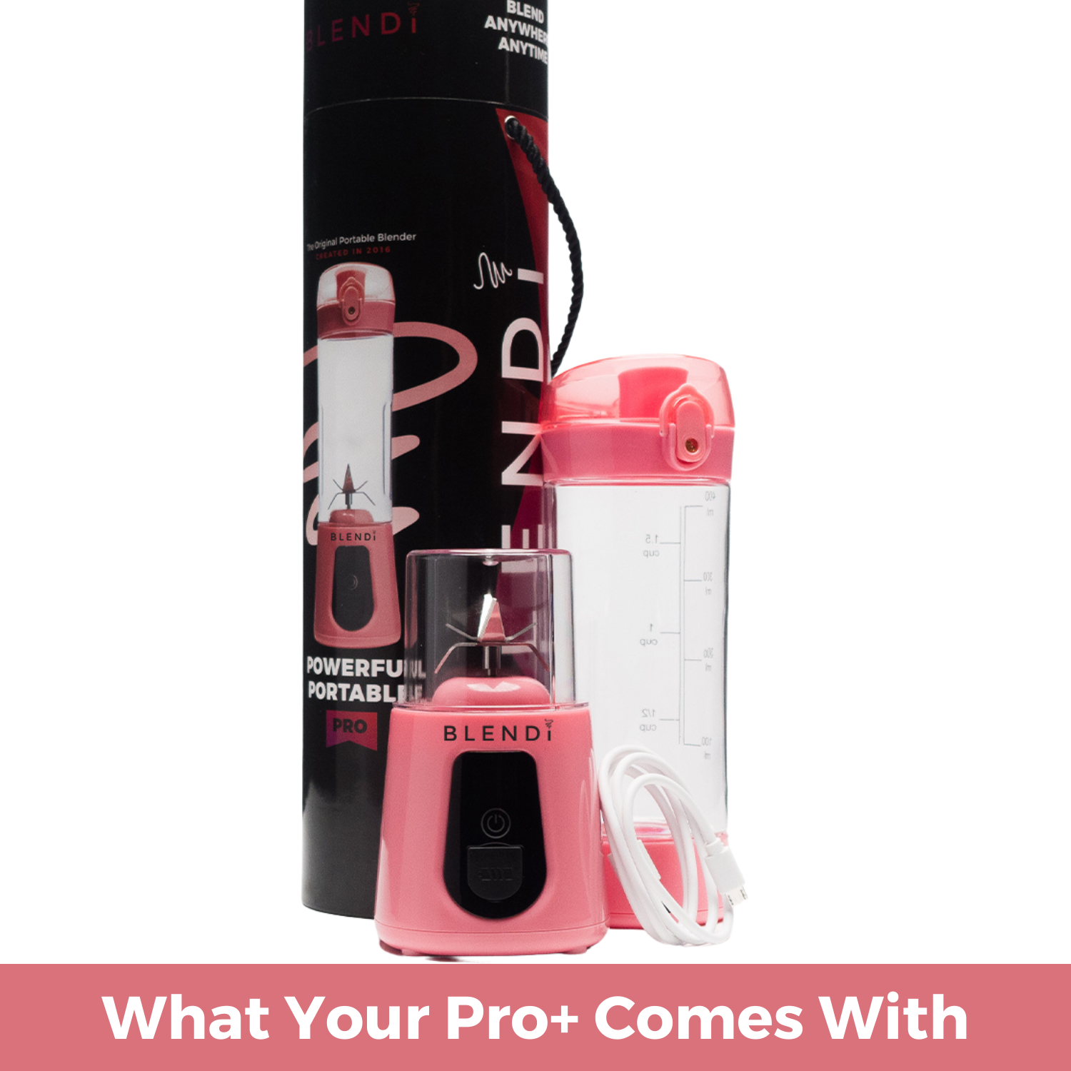 Mixeur portatif Pro+ à glace pilée (17 oz)