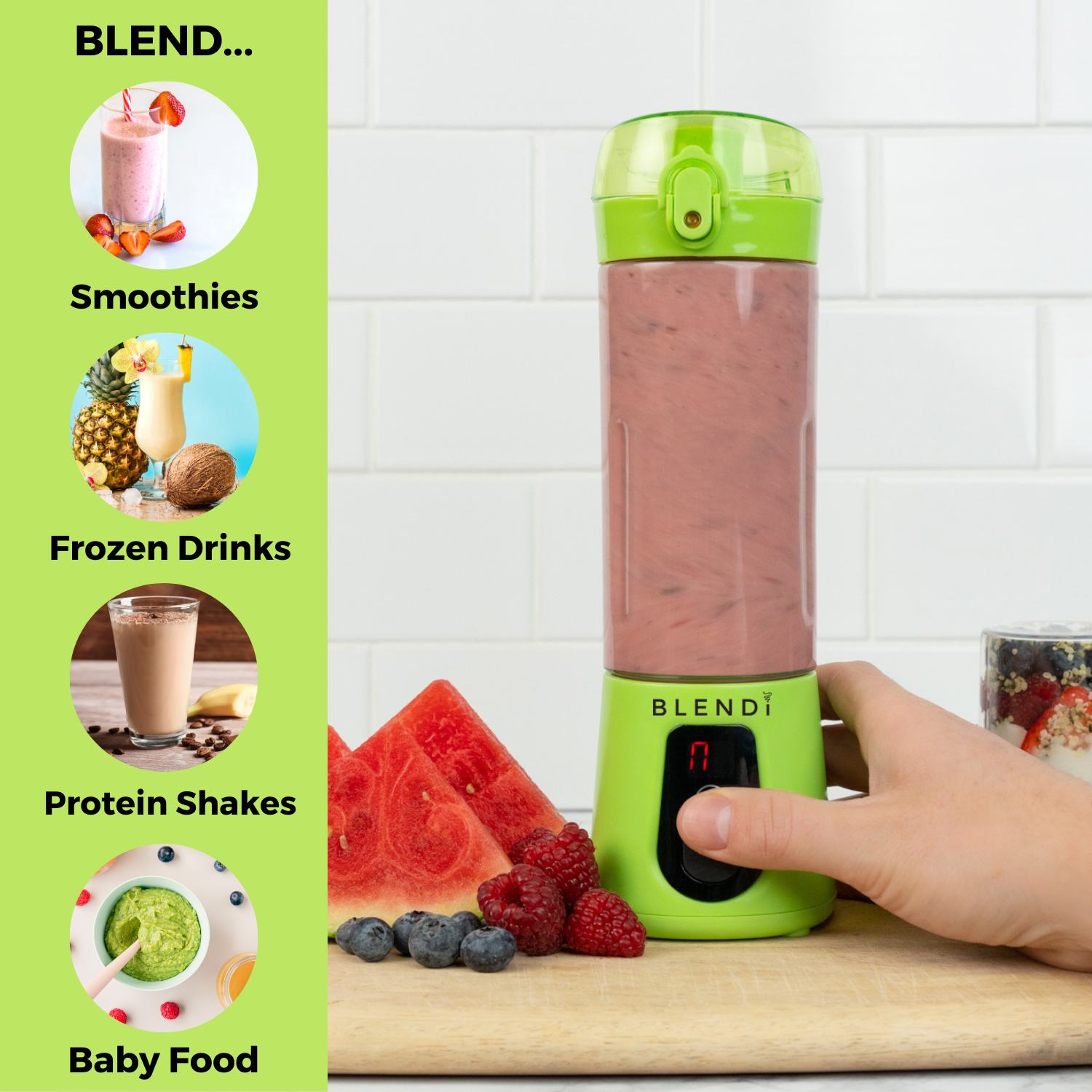 Mixeur portatif Pro+ à glace pilée (17 oz)